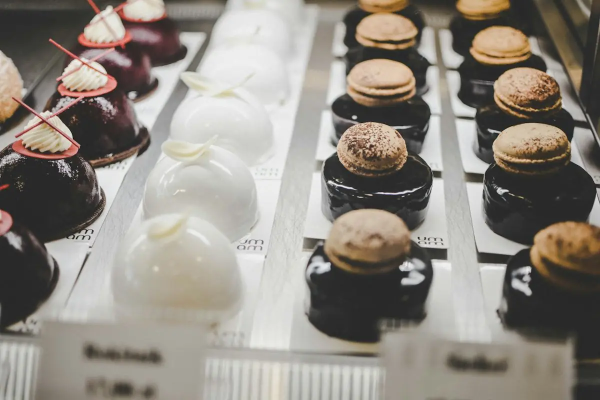 Dessert selection from crafted with care