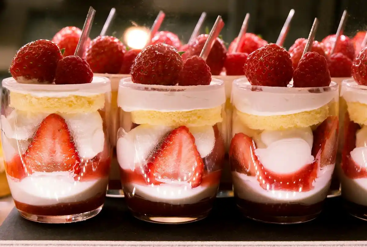 Dessert selection from by the numbers