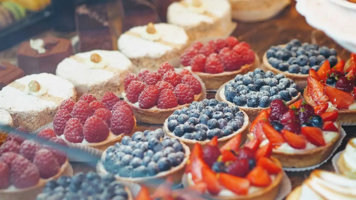 Dessert selection from sweet news & treats