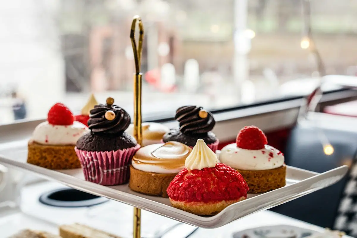 Dessert selection from artisan bonbons
