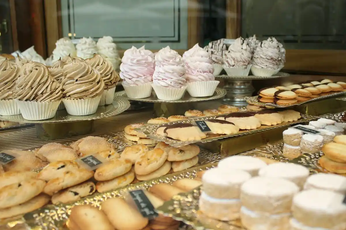 Dessert selection from by the numbers