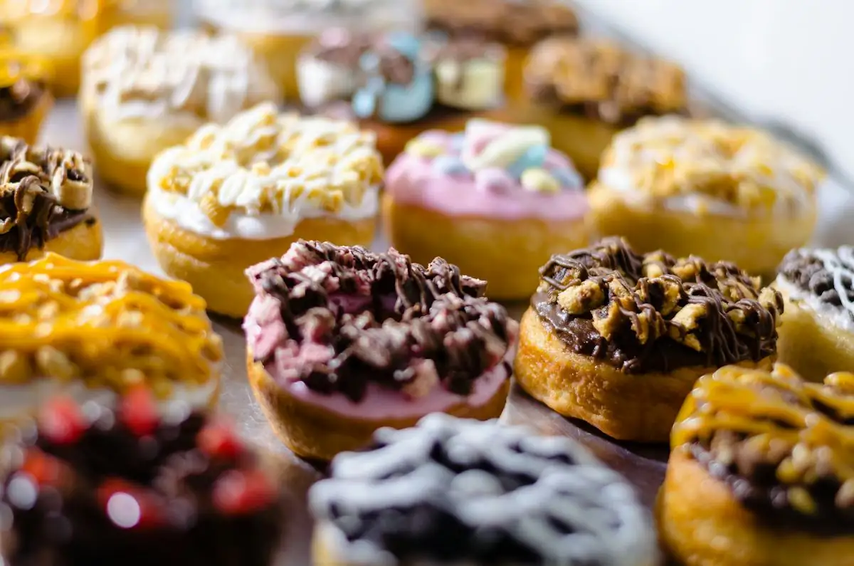 Dessert selection from elegance in every bite