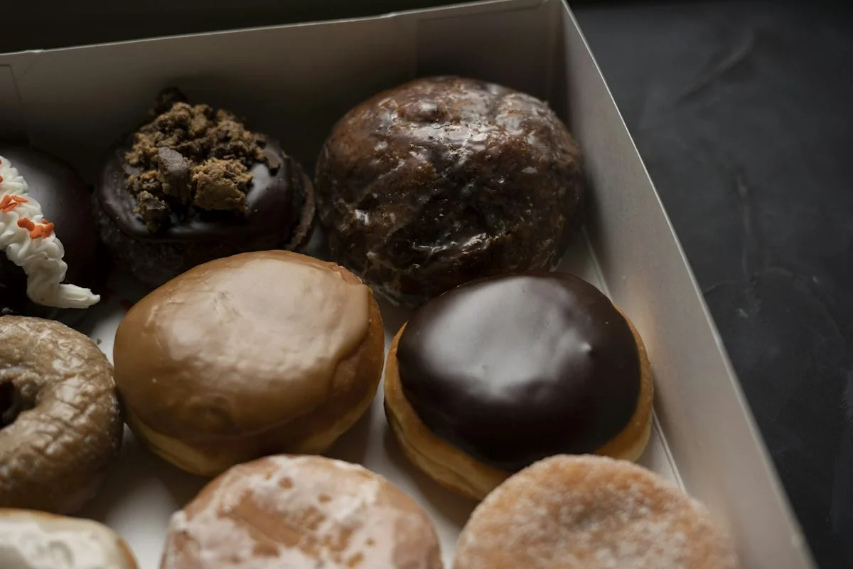 Dessert selection from artisan bonbons